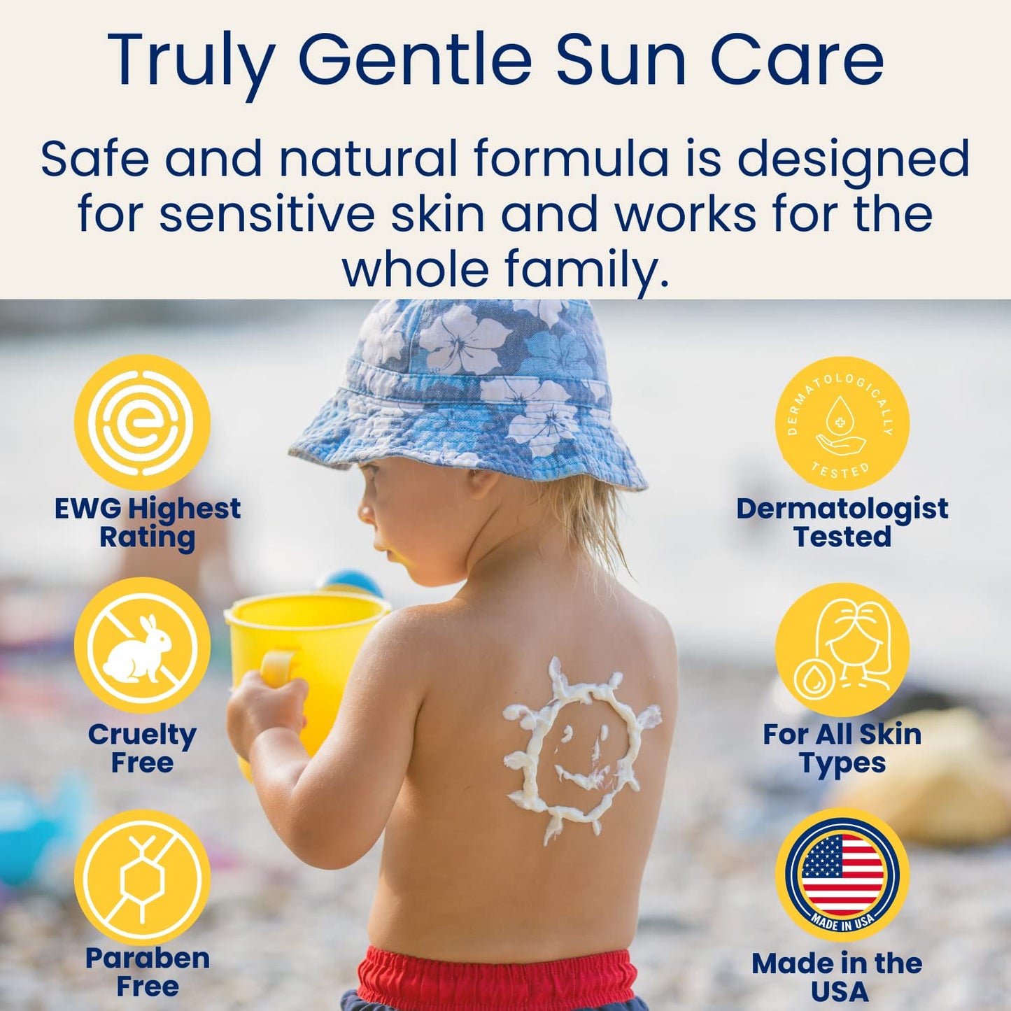 TruKid Sport Mineral Sunscreen SPF 30 - All Natural Kids & Baby Sunscreen for Face & Body, Non-Toxic Zinc Oxide Sunblock Protection for Sensitive