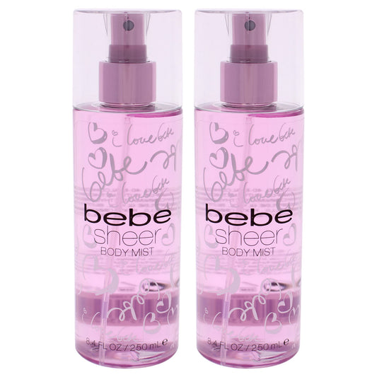 Bebe Sheer Body Mist - Body Spray for Women - Sensual and Flirtatious Women's Fragrance with Citrus Cocktail, Pink Peony, and Sandalwood Notes - 8.4 Beauty & Personal Care bebe