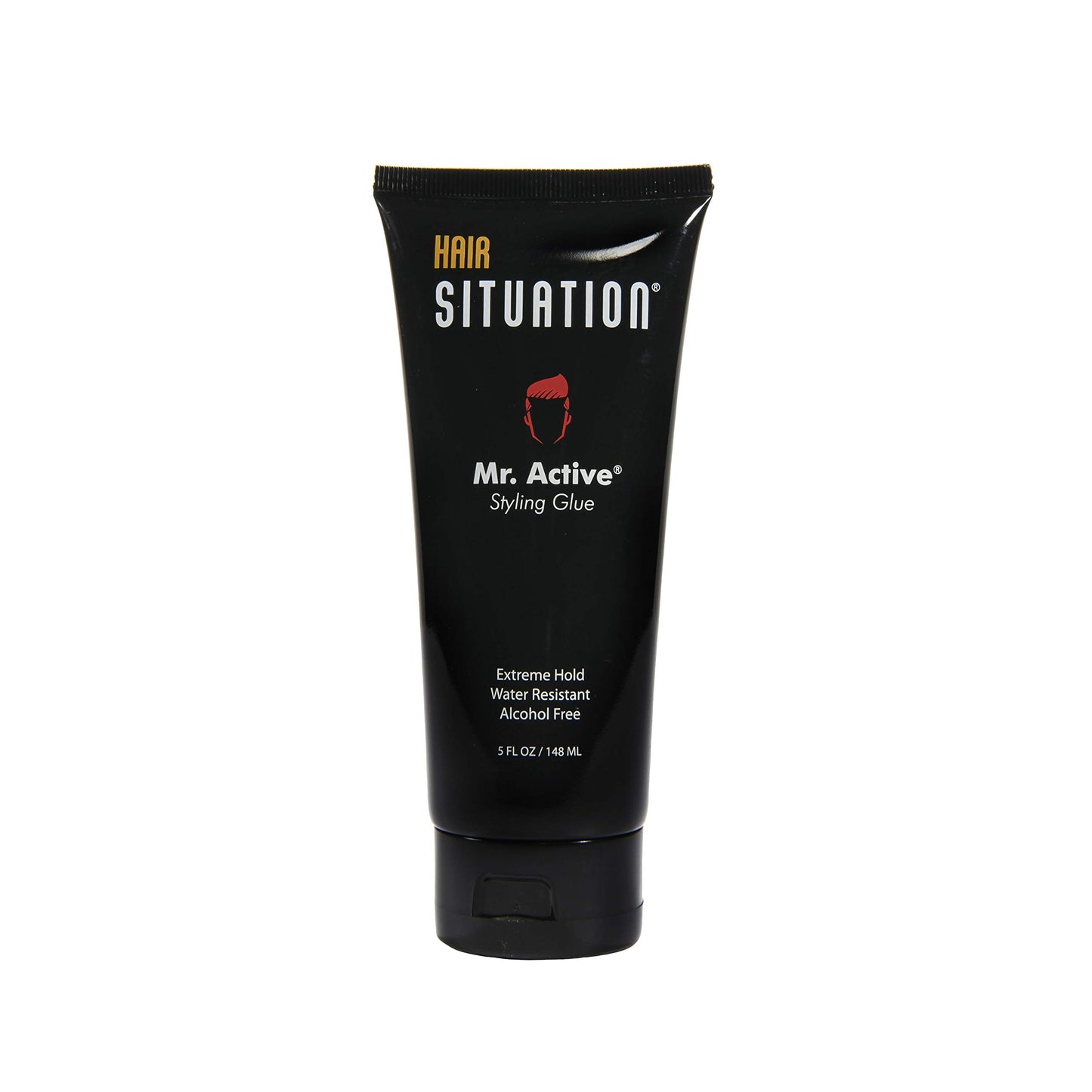 Hair Situation Mr. Active Styling Glue, Mr. Vibrant Volumizing Shampoo & Toiletry Bag (Styling Glue & Shampoo)