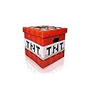 MINECRAFT TNT Block Storage Cube Organizer Storage Cube | TNT Block from Cubbies Storage Cubes | Organization Cubes | 15-Inch Square Bin with Lid