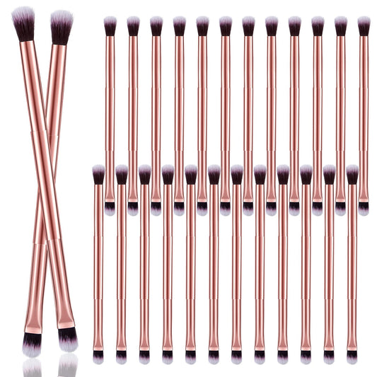 24 Pcs Eyeshadow Smudge Brush 2 in 1 Eyeshadow Double Ended Concealer Brush Under Eye Small Soft Firm Pointed Foundation Makeup Applicator Beauty & Personal Care Perthlin