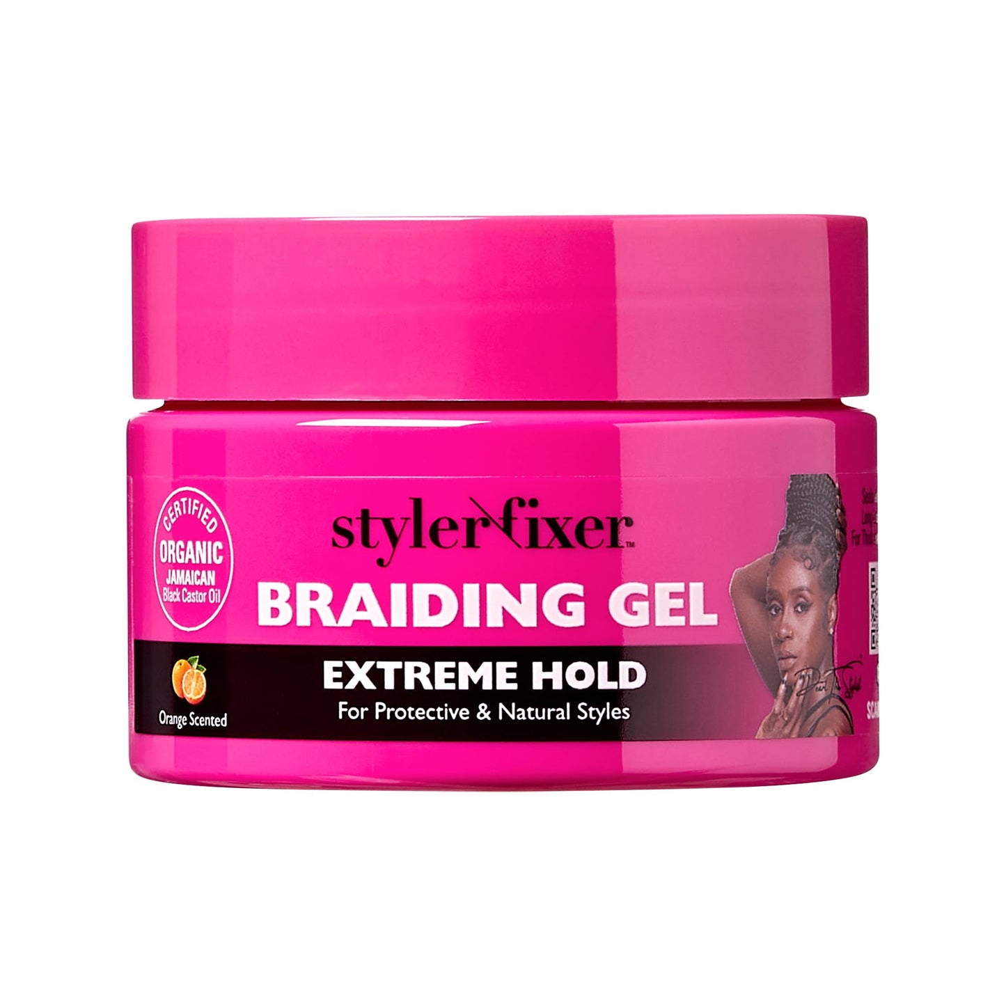 Red by Kiss Braiding Gel Extreme Hold Styler Fixer for Box Braids & Cornrows, Hydrating, Conditioning, Long-Lasting Frizz Control, 4C Moisturizing