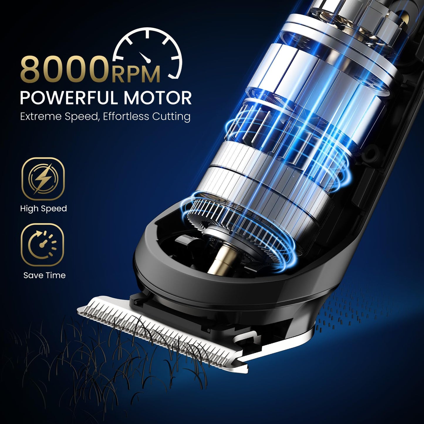 Ufree 3-in-1 Beard Trimmer for Men, IPX6 Waterproof Electric Razor Shaver, Hair Mustache Body Nose Trimmer, Type-C Clippers Husband Father boy Beauty and Personal Care Ufree