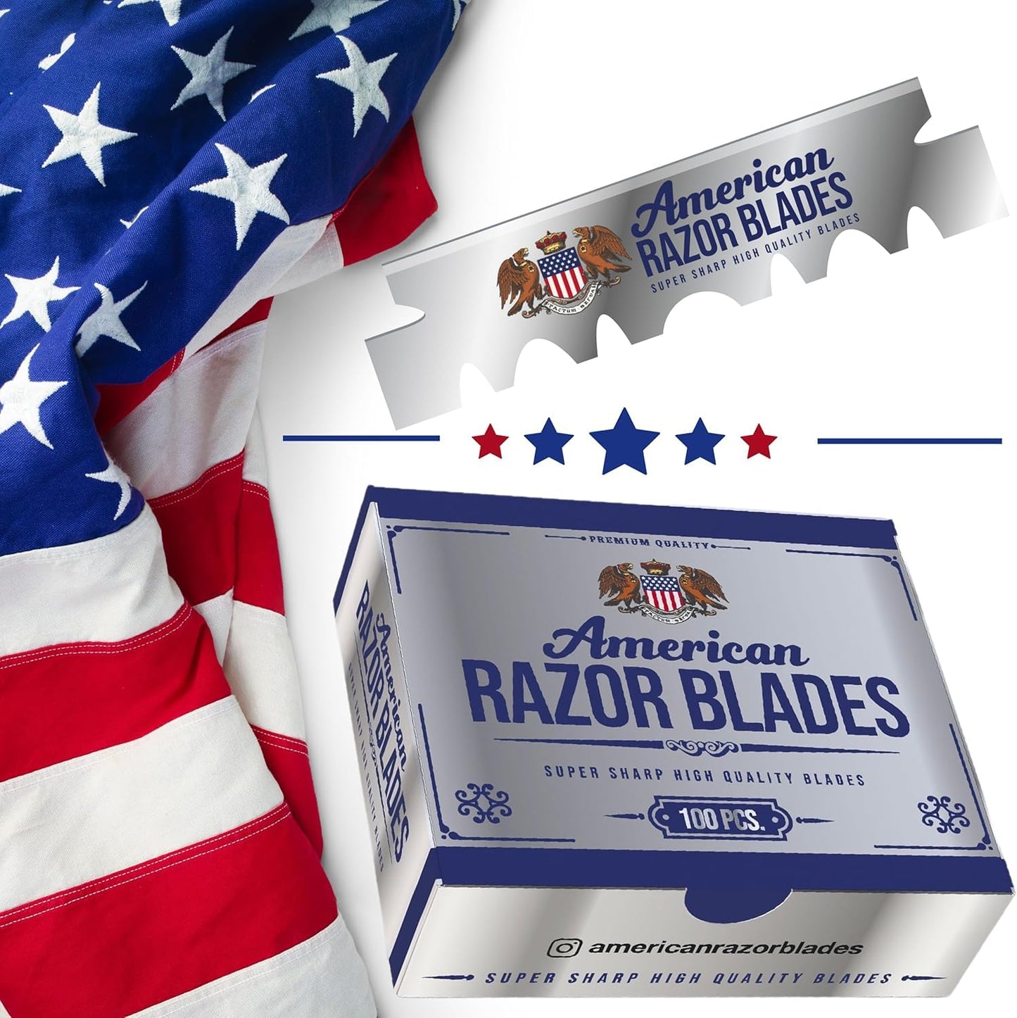American Razor Blades from The Shave Factory - Single Edge Razor Blades (10) Beauty and Personal Care the shave factory