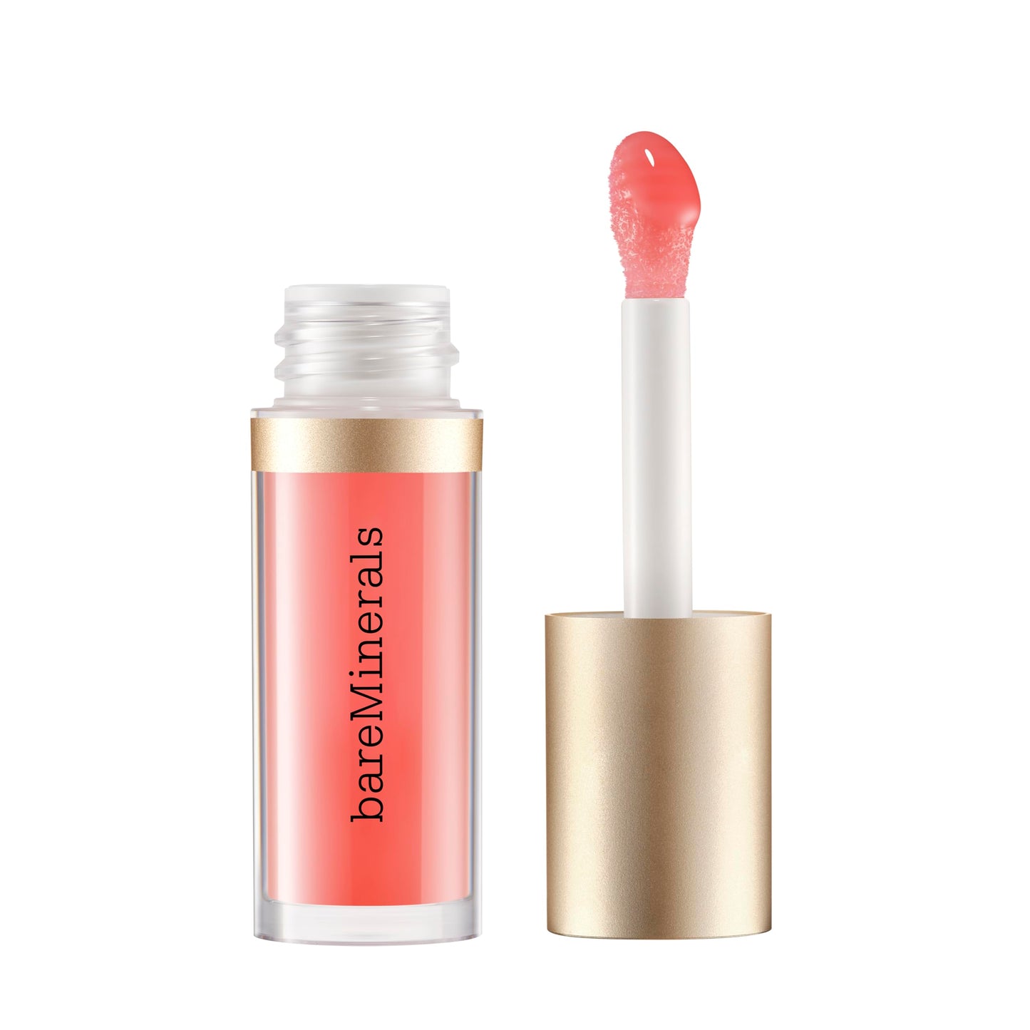 bareMinerals Nourishing Lip Oil, Ultra-Hydrating, Non-Sticky & High-Shine, Clean & Vegan Formula with 9 Botanical Oils & Hyaluronic Acid for Soft