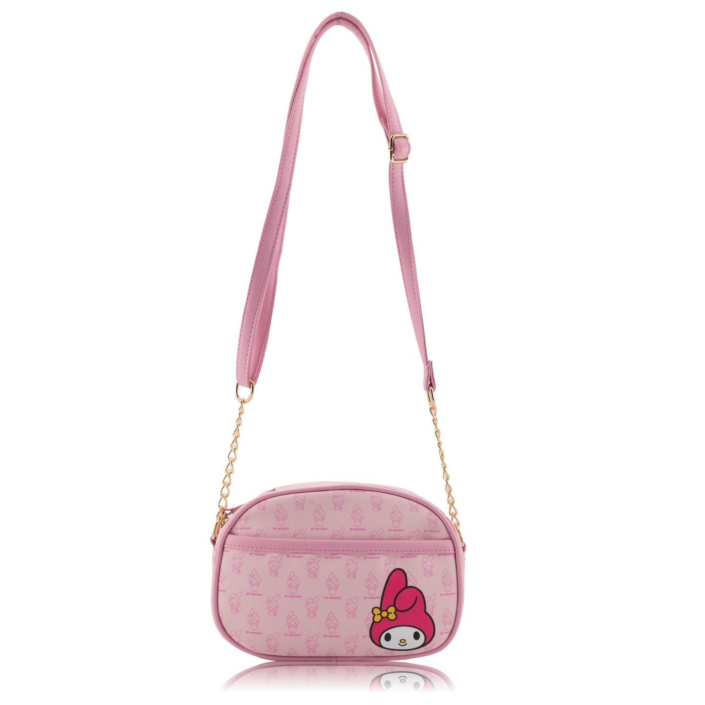 Sanrio My Melody Purse Crossbody Handbag for Women | My Melody Vinyl Women's Shoulder Handbag | My Melody Accessories for Girls