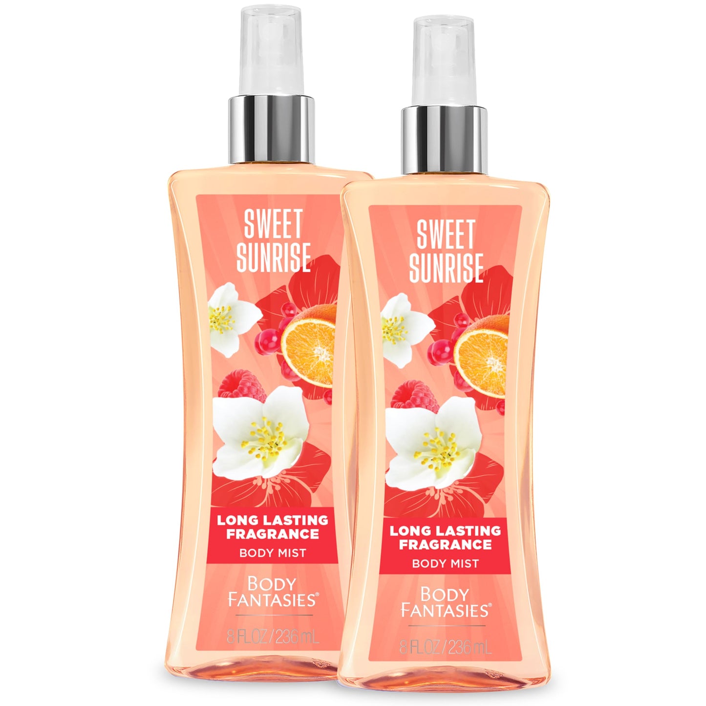 Body Fantasies Signature Fragrance Body Spray, Sweet Sunrise, 8 fl oz (Pack of 2) Beauty and Personal Care Body Fantasies Default Title