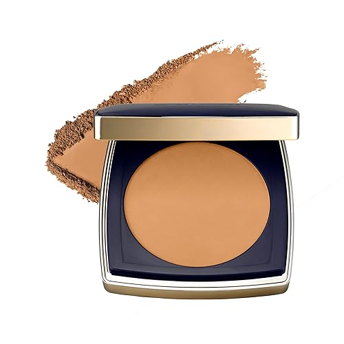 Estée Lauder Double Wear 12-Hour Stay-in-Place Matte Powder Foundation | Controls Oil & Shine, 0.39 Ounce, 4W2 Toasted Toffee