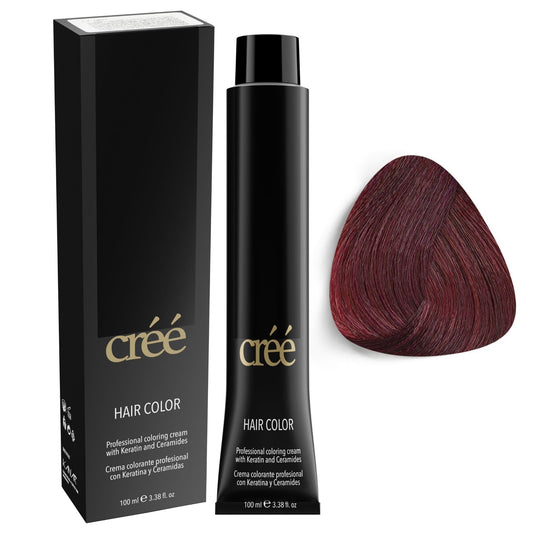 Cree Professional 5.62 - Irisee Light Red Brown Permanent Hair Color - Long Lasting, Rich Vibrant - Gray Coverage 100ml - 3.4 fl.oz. Beauty & Personal Care Créé