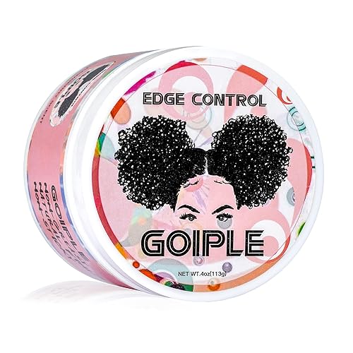 Edge Control Wax for Women Strong Hold Non-greasy, Edge Wax Styling Gel for Black Women Hair No Flaking, White Residue, Shine and Smooth Strawberry