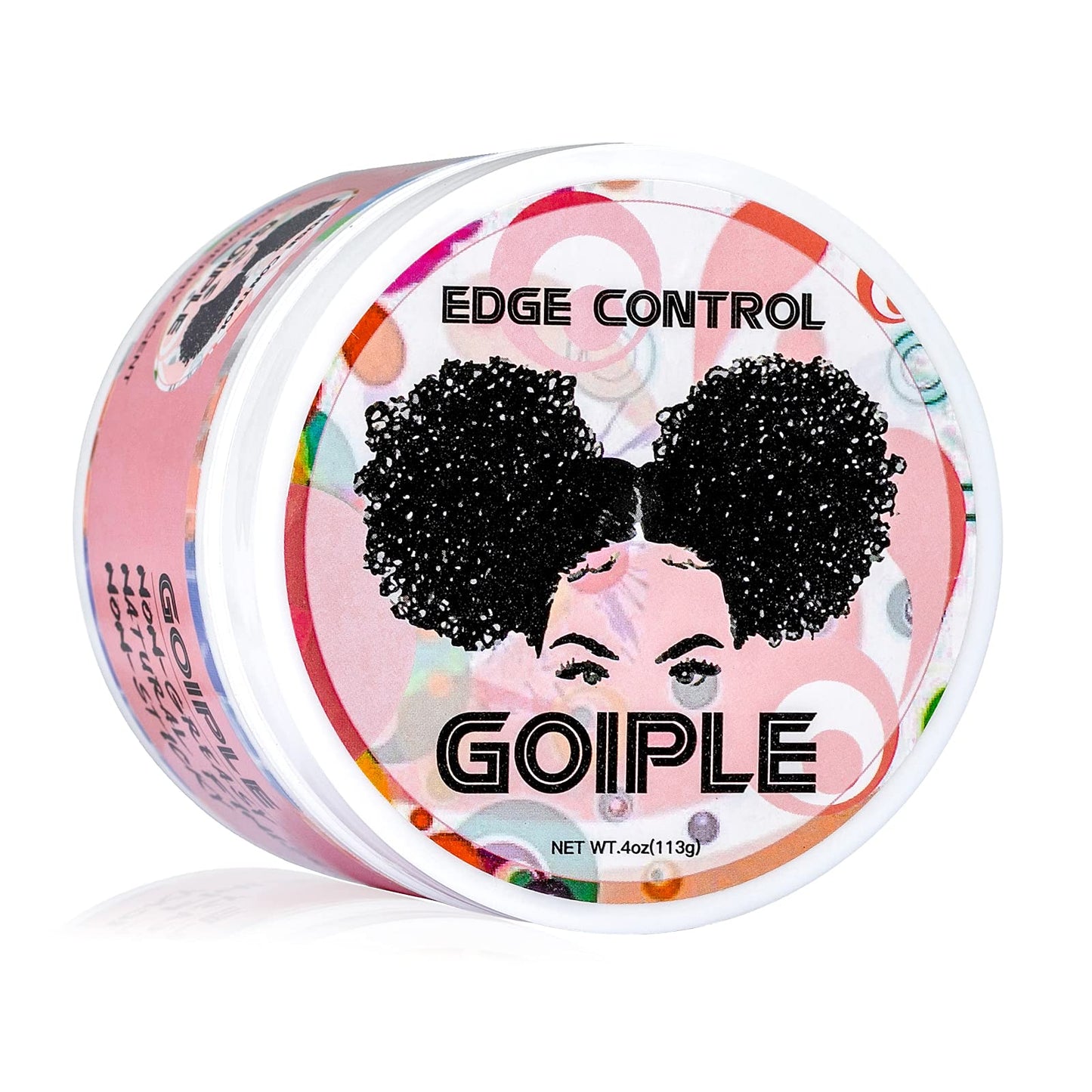 Edge Control Wax for Women Strong Hold Non-greasy, Edge Wax Styling Gel for Black Women Hair No Flaking, White Residue, Shine and Smooth Strawberry