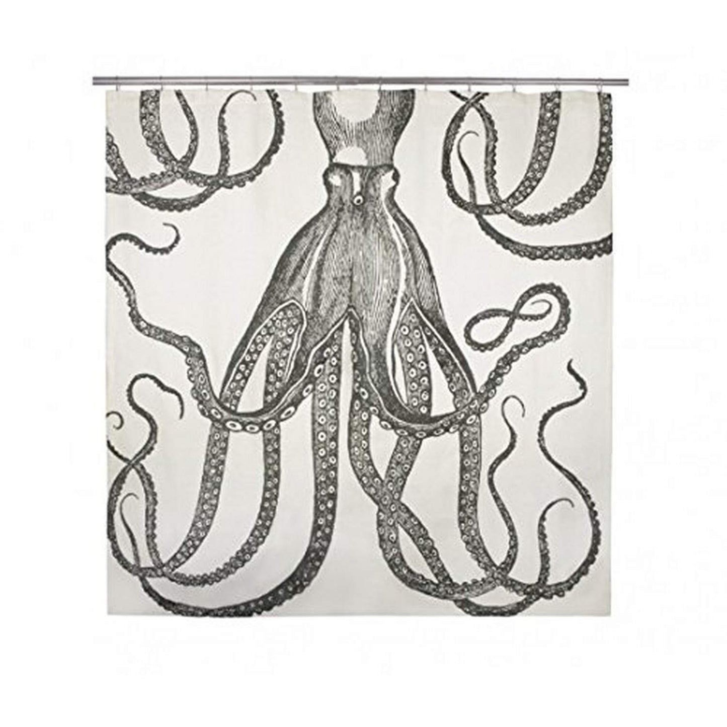 Thomas Paul Octopus Shower Curtain, Ink