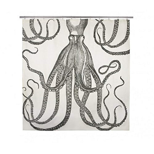 Thomas Paul Octopus Shower Curtain, Ink