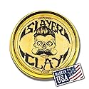 Hair Clay For Men - Slayer Clay Organic Medium Hold 2 Ounce Tin - Like Pomade Cream Or Gel - Shine Free & Non Greasy - Anti Dandruff & Easy To Use