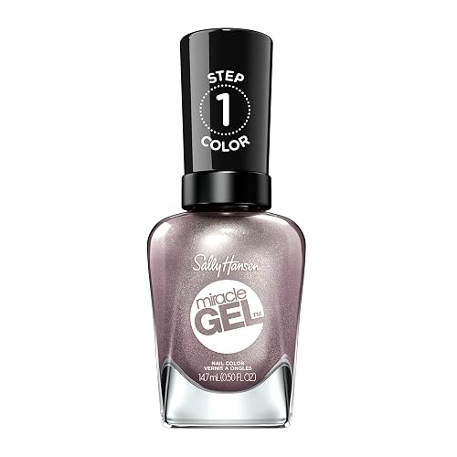Sally Hansen Miracle Gel Salon Quality Nail Polish | Gel-Like Formula, Two-Step System, No UV Light Needed, Long Lasting | Opaque, Shimmery | 204 Beauty & Personal Care Sally Hansen