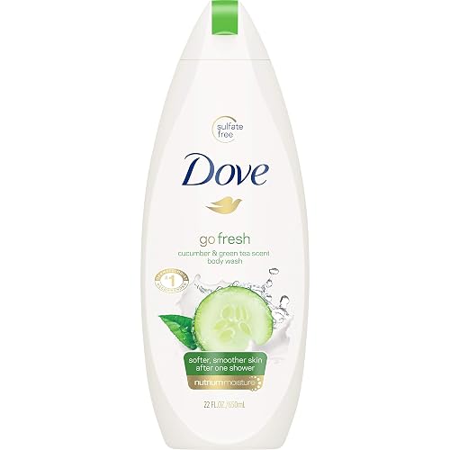 Dove Go Fresh Cool Moisture Body Wash with NutriumMoisture Cucumber & Green Tea Scent 22 FlOz / 650 ml