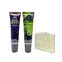 Bath & Body Works Disney Villains Collection Lip Duo - Evil Queen and Maleficent Lip Gloss with a Natural Oats Sample Soap