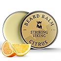 Striking Viking Beard Balm for Men - Leave in Beard Conditioner - Styling Balm Made with Naturally Derived Beard Butter, Argan & Jojoba Oils (2 Ounce