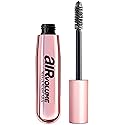 L'Oreal Paris Makeup Air Volume Mega Mascara, Lightweight & Long-lasting Volumizing Mascara for Voluminous Eyelashes, Washable Blackest Black, 0.3 Fl