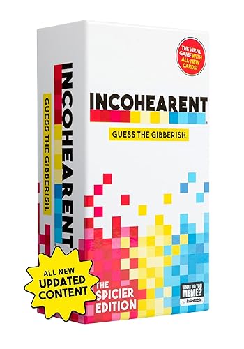 WHAT DO YOU MEME? Incohearent, The Guess The Gibberish Party Game by Relatable, A Funny Card Game for Adults, Great for Game Night Games, Includes…