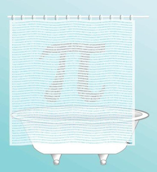 Pi Shower Curtain - EVA vinyl