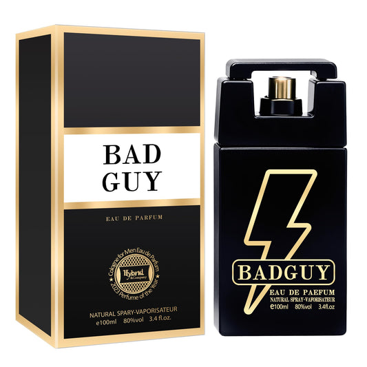 Hybrid & Company Bad Guy For Men Eau De Parfum - Men's Natural Spray Sophisticated Fragrance, Fresh and Elegant, 3.4 Fl Oz Beauty & Personal Care Hybrid & Company