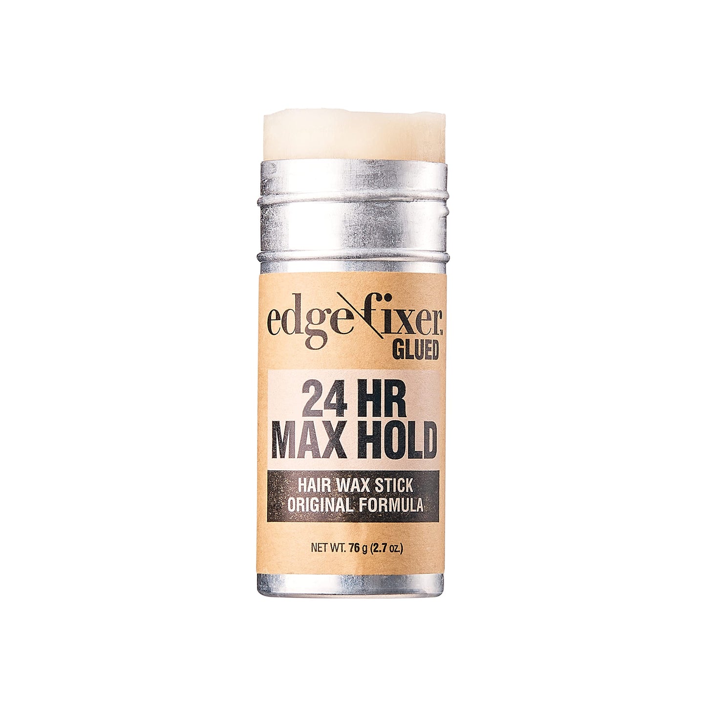 Red by Kiss Hair Wax Stick 24HR Max Hold Edge Fixer Edge Control Pomade Non-Sticky, Non-Oily Flake Free Hair Styling Wax 2.7 oz. (Unscented)