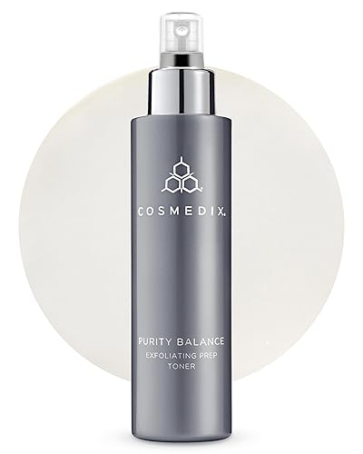 COSMEDIX Purity Balance Exfoliating Prep Face Toner - Hydrating Facial Toner for Acne-Prone Skin, Fine Lines & Wrinkles - Deep Cleansing Skin Care
