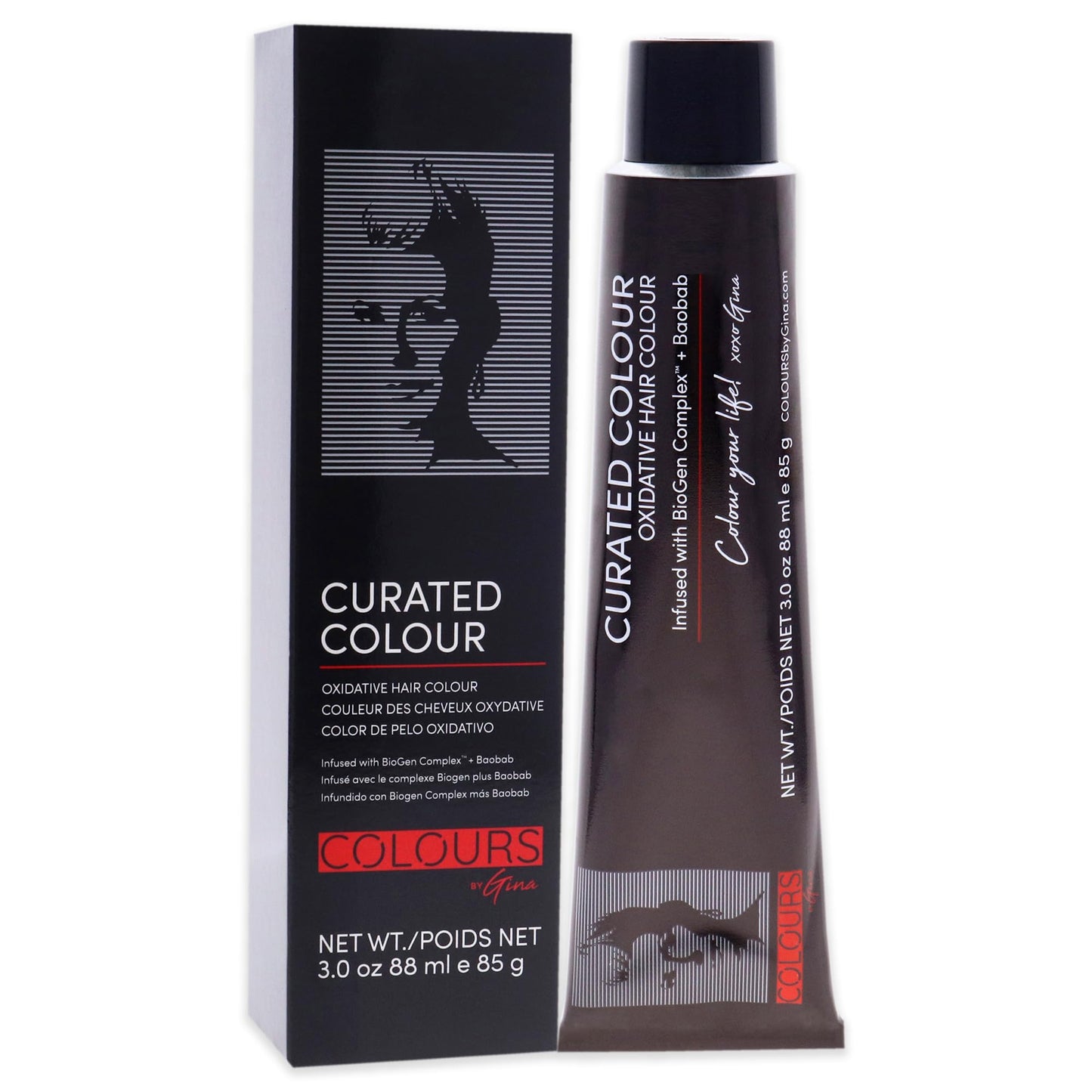 Colours By Gina Curated Colour - 7.35-7GM Golden Mahogany Blonde by Colours By Gina for Unisex - 3 oz Hair Color