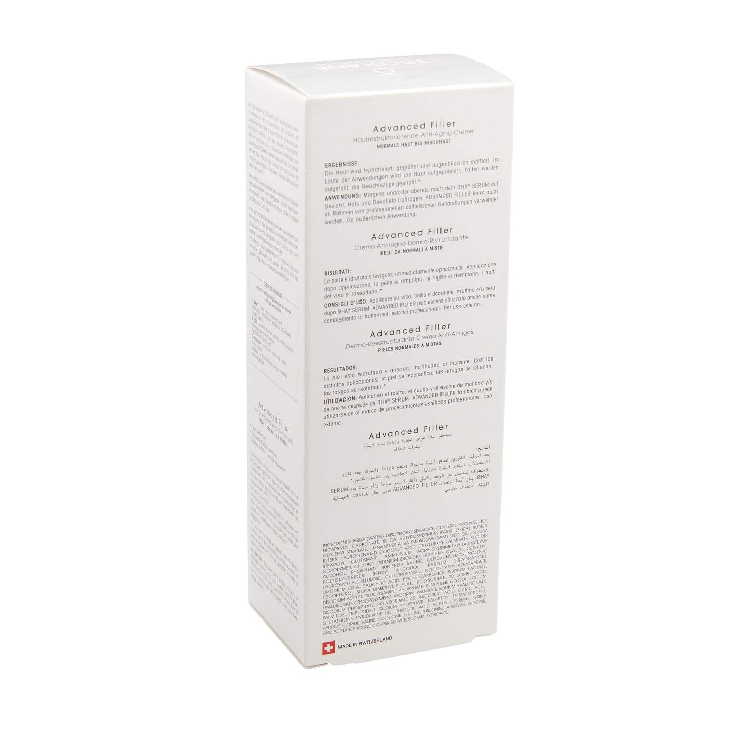Teoxane Cosmeceuticals Advanced Filler Anti-Wrinkle Cream Normal to Combination Skin - New Face of Teosyal Advanced Filler - Normal to Combination