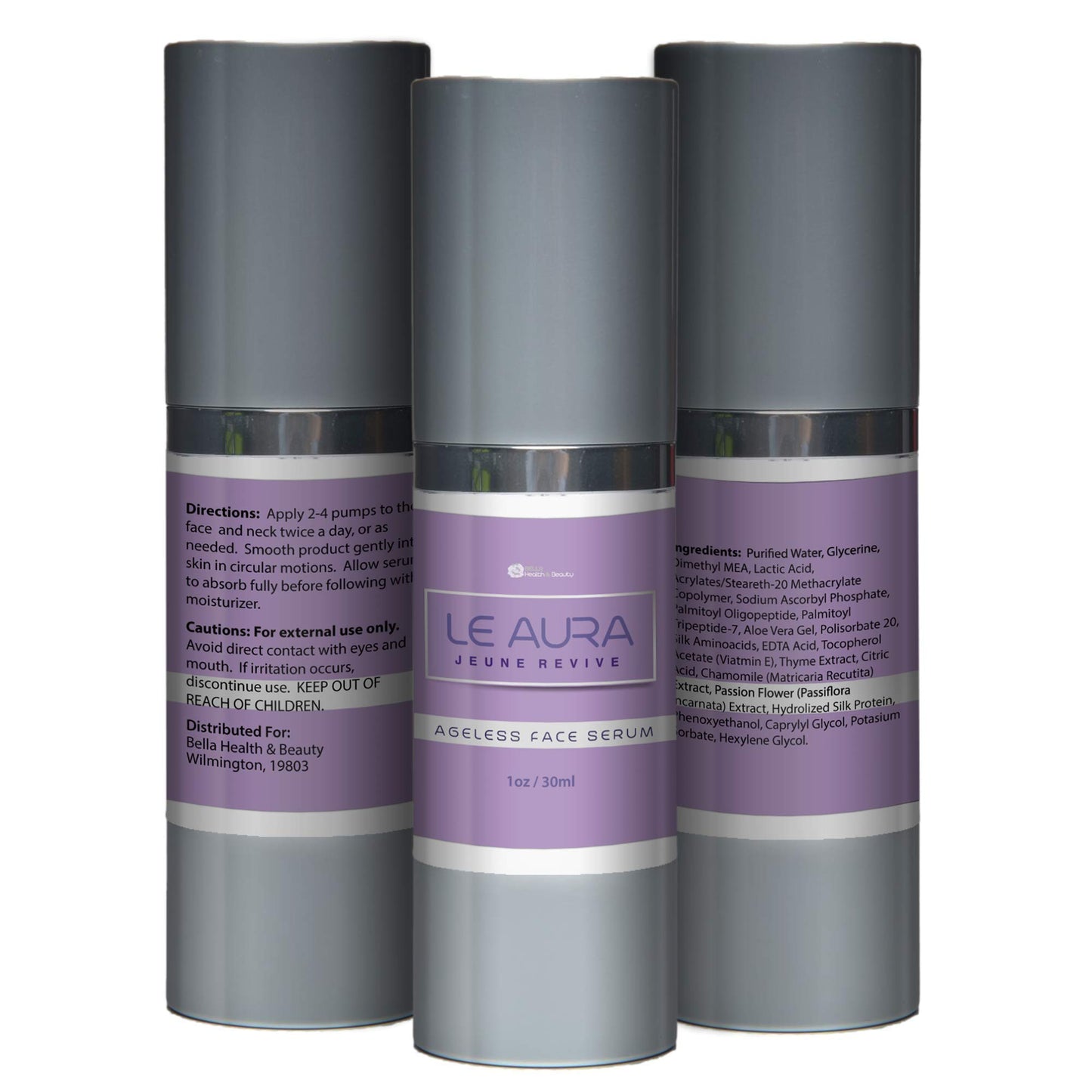 Le Aura Jeune Revive - Ageless Face Serum - AM Youth Boost - Powerful Actives - Start your day with confidence with our powerful serum treating your Beauty & Personal Care Bella Health & Beauty