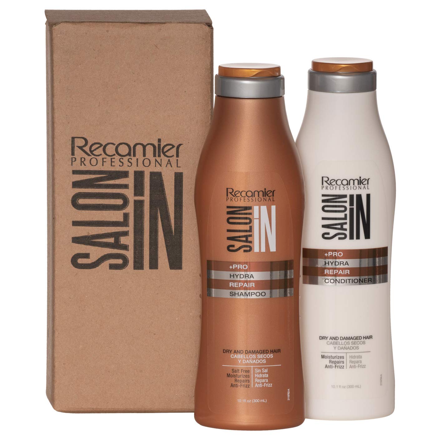 Recamier Saloon In Hydra Repair Shampoo & Conditioner Set Dry And Damaged Hair | SalonIn Cabello Secos Y Dañados Hidrata Nutre Y Repara