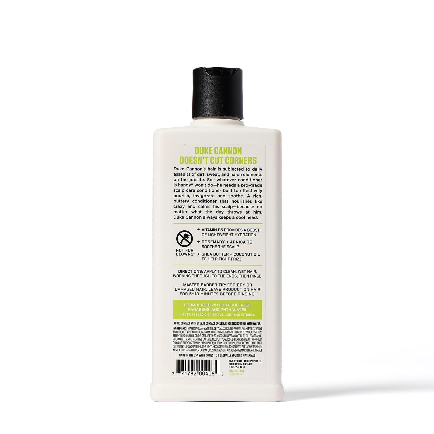 Duke Cannon Superior Grade Scalp Care Shampoo & Conditioner Bundle, 2-Pack, 14 oz Each - Deep Cleansing, Scalp Soothing, Sulfate-Free, Moisturizing
