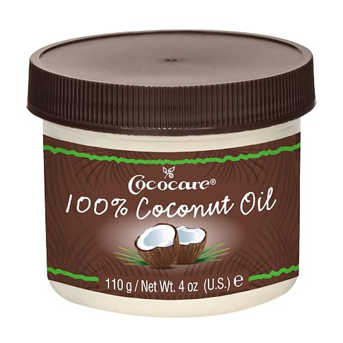 Cococare 100% Pure Coconut Oil for Skin, Hair, Face and Body - Plant-Based Daily Moisture Support, Easy to Scoop or Pour for Everyday Use, Use for Dry