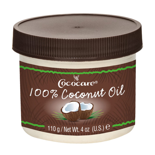 Cococare 100% Pure Coconut Oil for Skin, Hair, Face and Body - Plant-Based Daily Moisture Support, Easy to Scoop or Pour for Everyday Use, Use for Dry