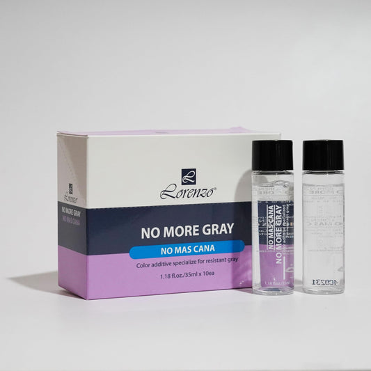 L Lorenzo No More Gray Color Additive Specialize for Resistant Gray 1.18fl.oz(35ml) (Pack of 2)