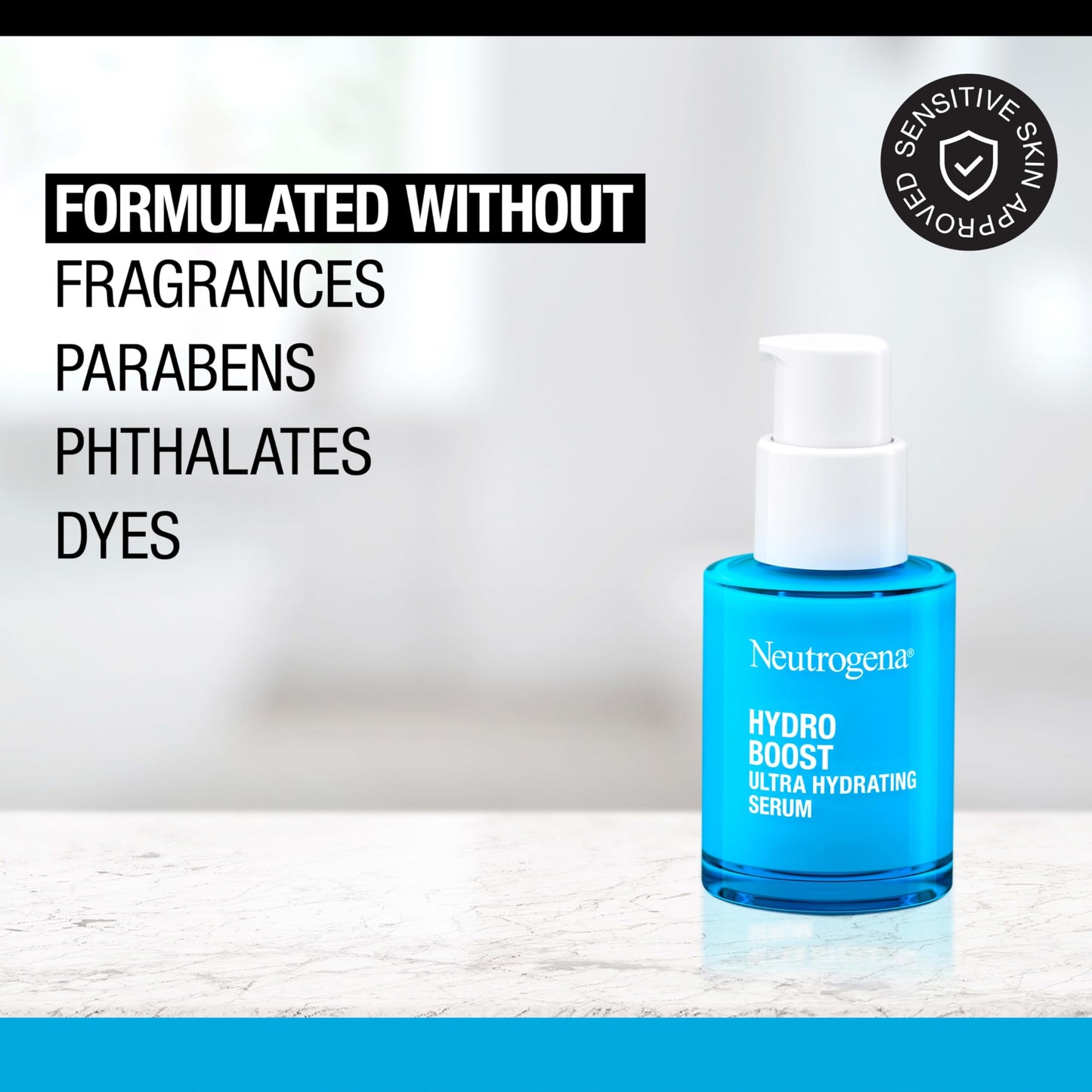 Neutrogena Hydro Boost Ultra Hydrating Serum with Hyaluronic Acid, Fragrance-Free Face Serum for Weightless Hydration and Softer, Glowing Skin