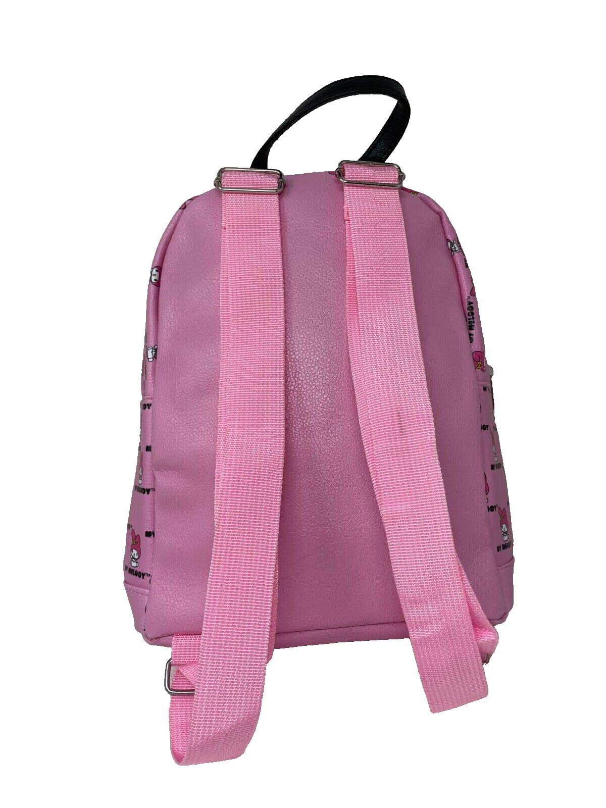 Fast Forward Hello Kitty My Melody All Over print 10" Mini Deluxe Backpack with 1 Front pocket- C6CMH3WN