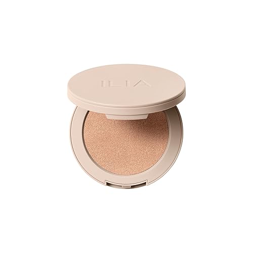 ILIA - Lightshift Cream Highlighter | Non-Comedogenic, Long-Lasting, Vegan, Cruelty-Free | Weightless, Seamless, Silky Highlighter (Arc - Peachy Gold