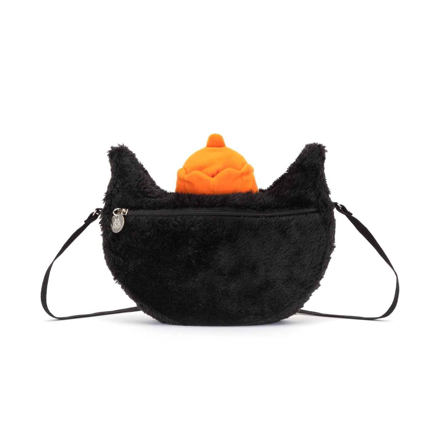 Jellycat Jack Cat Plush Bag, 9 inches - Crossbody & Shoulder Purse - Fun & Unique Handbag