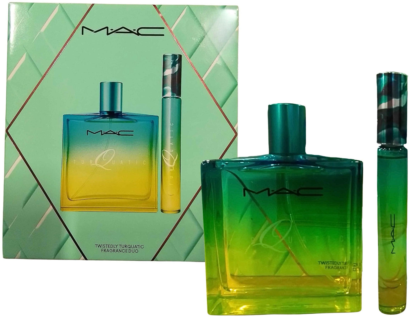 MAC Twistedly Turquatic Fragrance Duo Set - Eau de Toilette Spray 1.7 fl oz / 50 ml + Travel Spray 0.2 fl oz / 6 ml