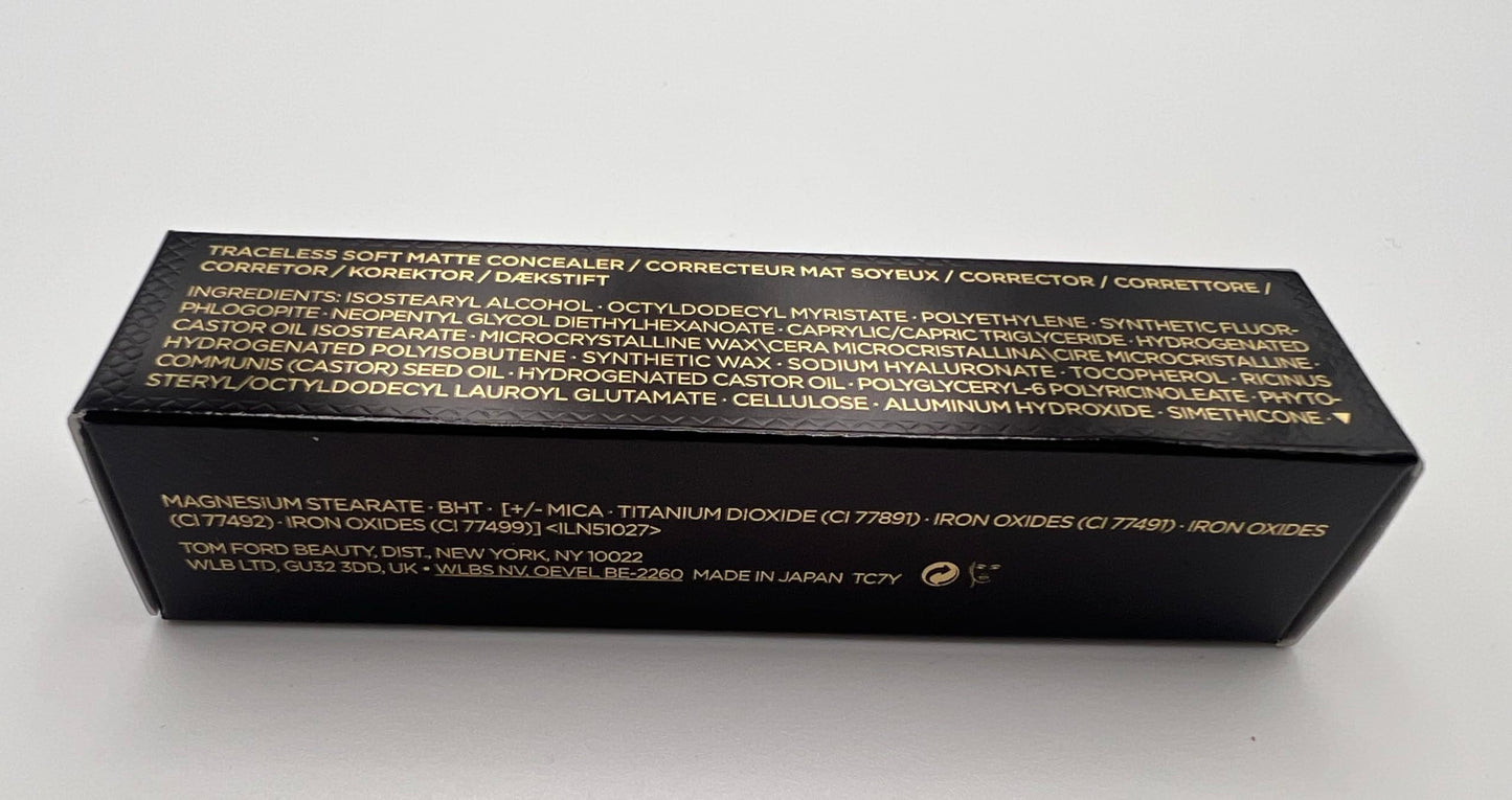 TOM FORD Traceless Soft Matte Concealer - 0C0 Bare (fair skin with subtle pink undertones) - .12 oz / 3.5 g