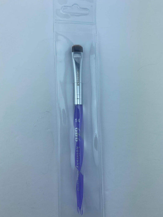 Kolinsky French Brush 666 (Purple Spiral Size 14) Beauty & Personal Care 666