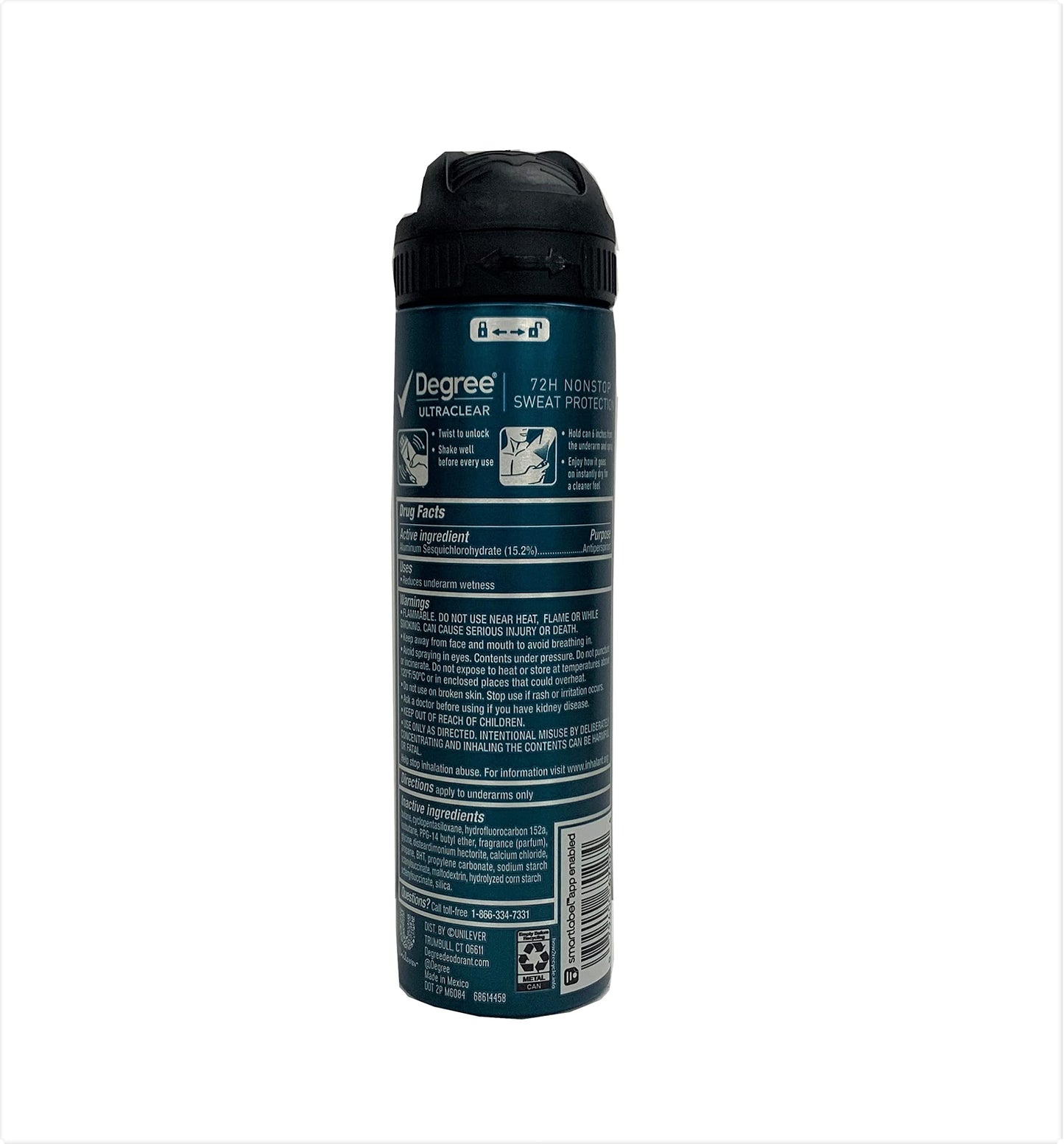 Degree Deodorant 3.8 Ounce Dry Spray Fresh Ultraclear (Pack of 2) Beauty and Personal Care Degree