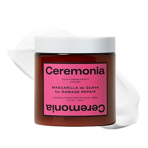 Ceremonia Guava Hair Mask Color Protection and Damage Repair with Agave, 7.8 Fl Oz | 230 mL