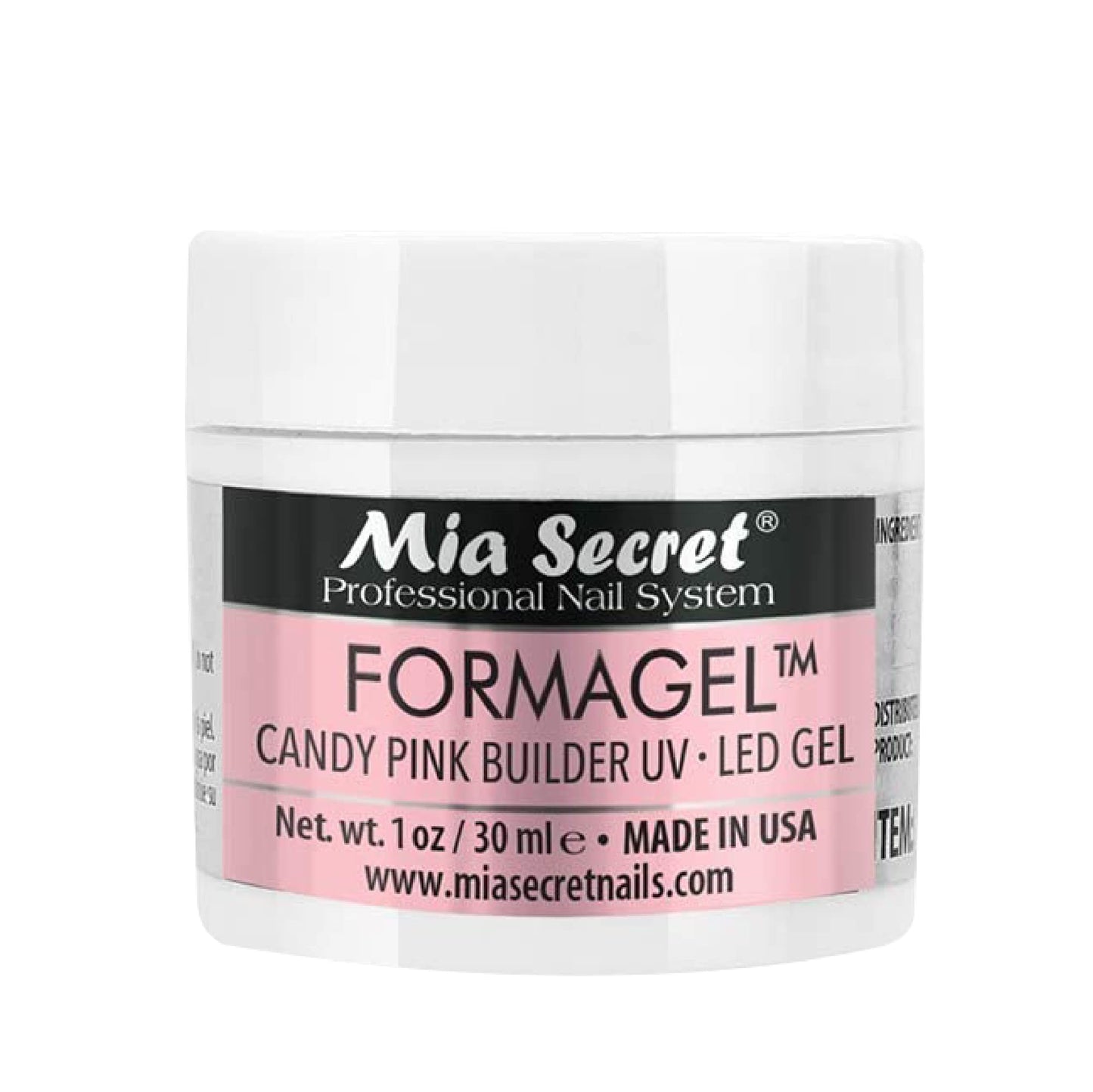 Mia Secret Nudes 1oz Formagel Gel Nail Builder - UV Led Gel - Cover Blush - Cover Tan - Candy Pink Pick Yours (Candy Pink) Beauty & Personal Care Mia Secret