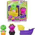 Barney World Toddler Toys, Water Fun Pirate Ship, 4-Piece Set for Water Play Baby Bop, Kids Ages 2+ Years