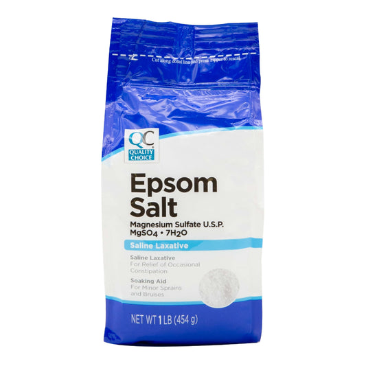 Quality Choice Epsom Salt 16 Oz Pack of 5 Beauty and Personal Care Quality Choice