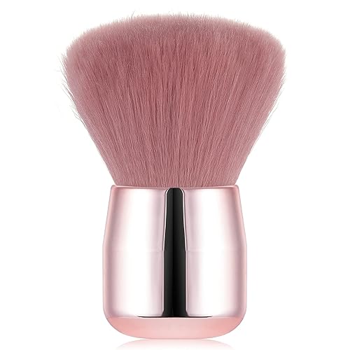 Vaincre Nail Art Dust Powder Remover Brush, Soft Nail Art Dust Cleaner Brush for Acrylic Application and Makeup(Pink)