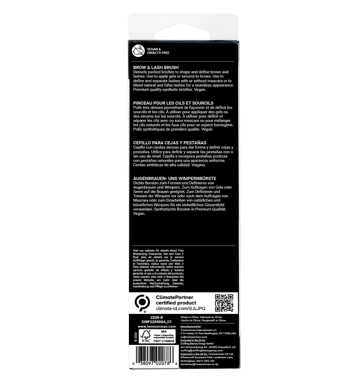 Tweezerman Shaping Spiral Brow & Lash Brush